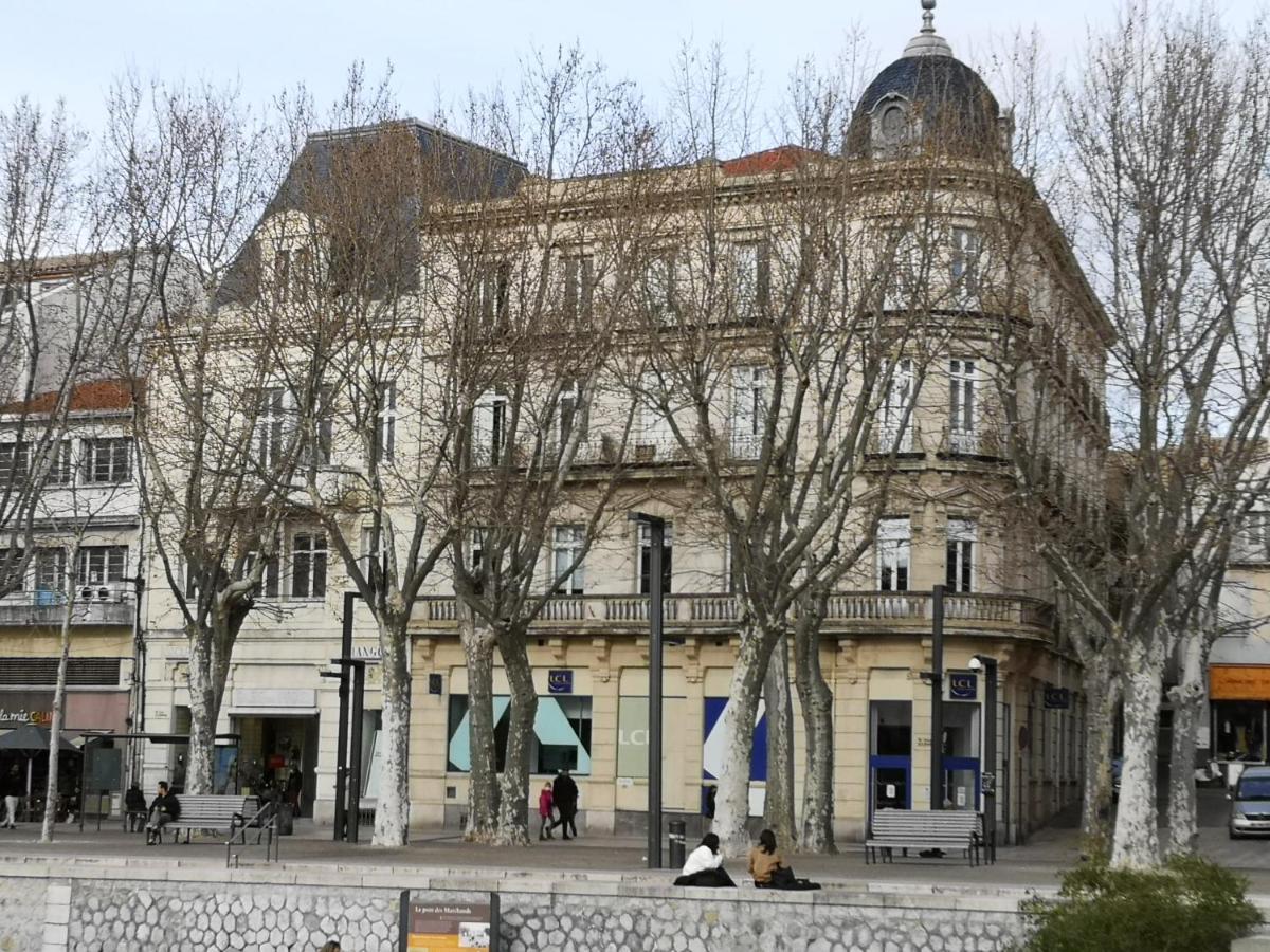 Appartement De 105M2, Balcon Sur Cours De La Republique Narbonne Exteriör bild